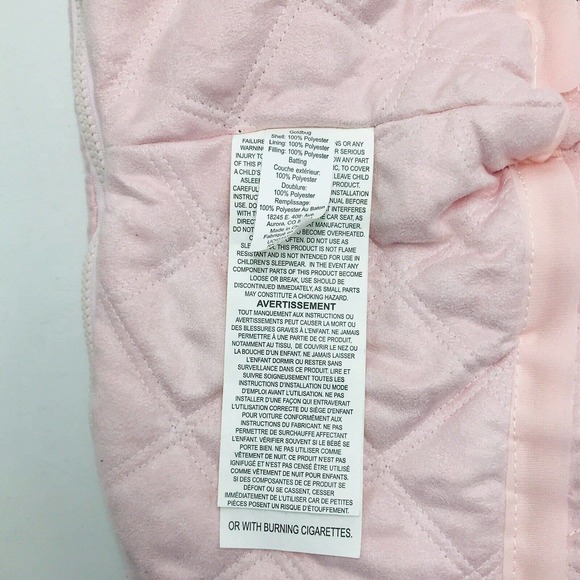 Eddie Bauer Goldbug Car Seat Stroller Sherpa Cover Pink Quilted - Picture 4 of 5